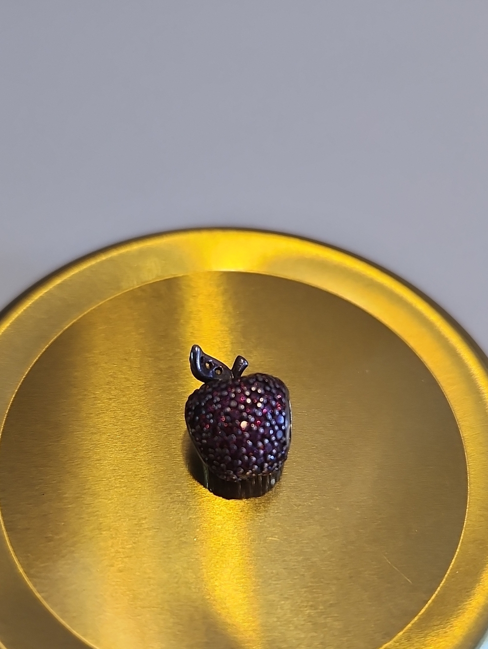 Pandora Red Pavé Apple Charm